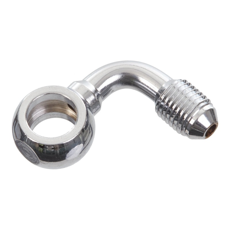 Whites Brake - 10mm Banjo - 90@90 - Chrome Steel